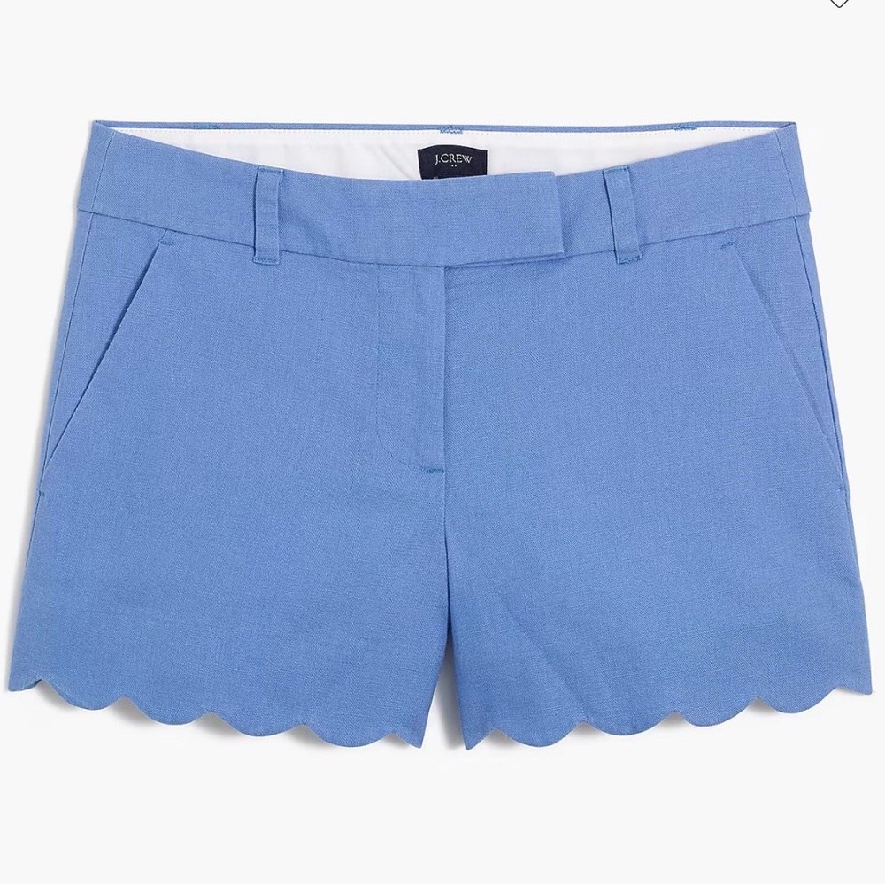 🩵 J CREW Scalloped Shorts